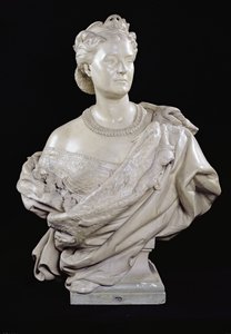 マチルド姫の胸像（1820-1904）c.1862-63（しっくい）